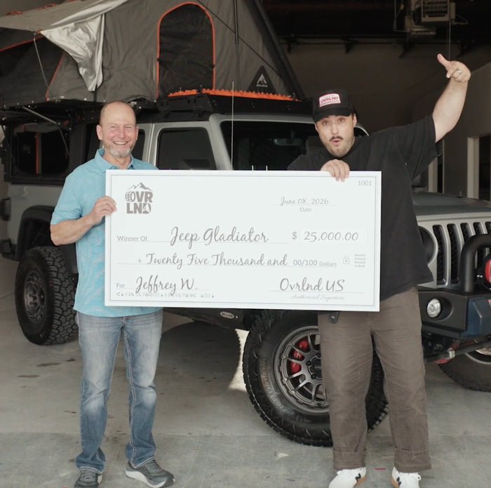 Jeff W., winner of Jeep Gladiator