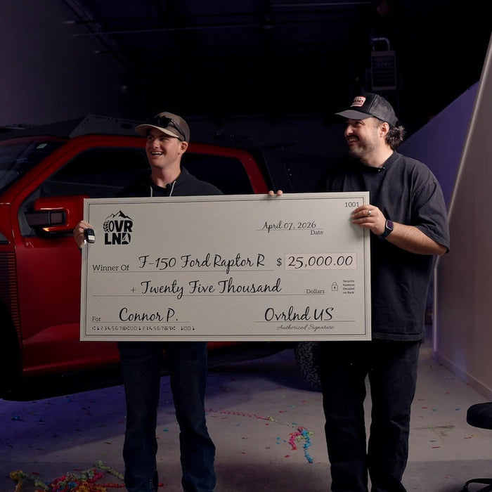 Connor P., winner of F-150 Ford Raptor R