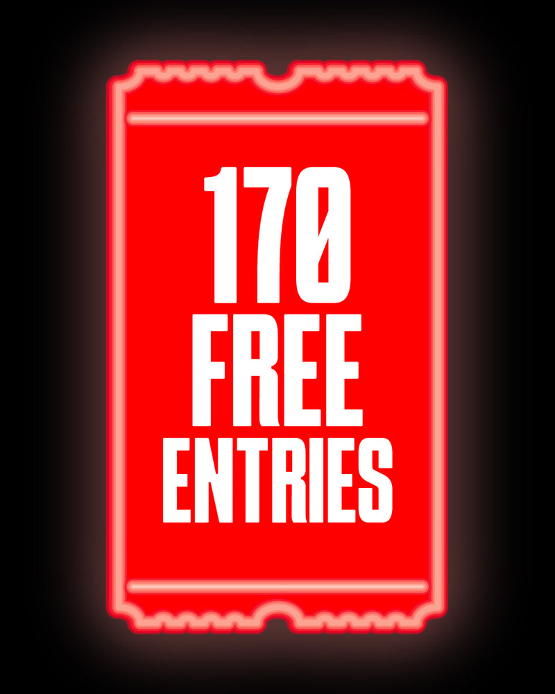 🎁 170 Free Entries