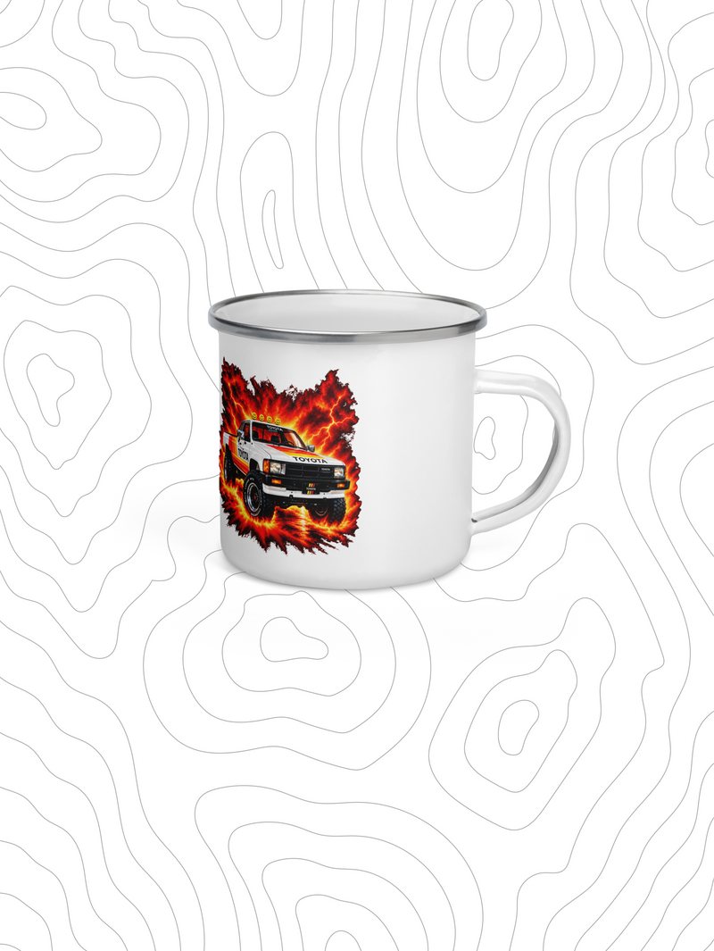 Hit the Road Enamel Mug