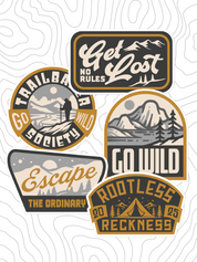 Exploration 5 Sticker Collection
