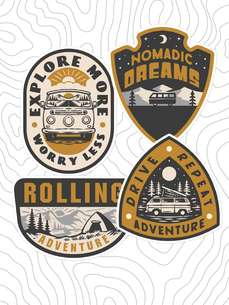 On The Road 4 Sticker Collection