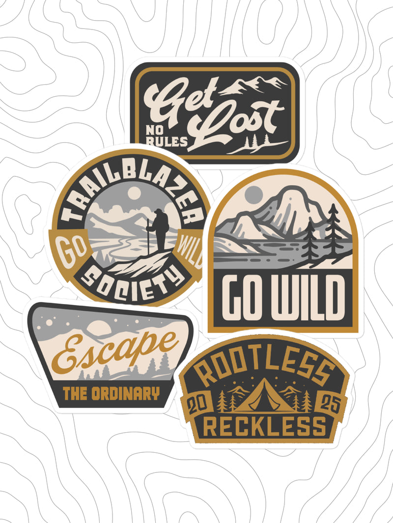 Exploration 5 Sticker Collection